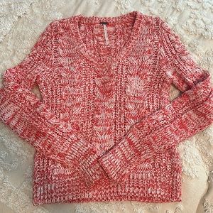 Free People Crop Chunky Knit Sweater XS